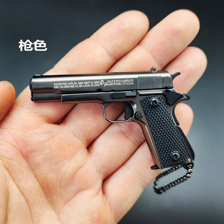 All-metal Model Guns Toys Keychain Pendant - Image 6